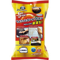 UYEKI スーパーオレンジちよこっとキレイ タオル 4968909033368 1個(20枚)（直送品）