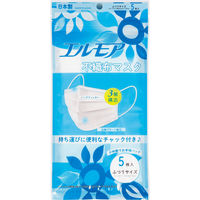 カミ商事 エルモア 不織布マスク ふつうサイズ 5枚・48 4971633910706 1個(5枚)（直送品）