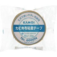 カモ井加工紙 布粘着テープNO.6000N 4971910122655 1個（直送品）