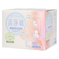 コットン・ラボ M-pride清浄綿８０包 4973202517835 1個(80包)（直送品）