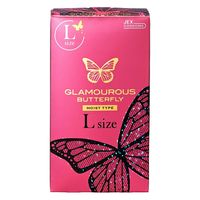 ジェクス ジェクスコンドーム グラマラスバタフライ エル 4973210030807 1パック(8個入)（直送品）