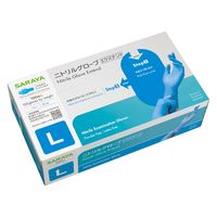 サラヤ ニトリルグローブエクステンド L 100枚 4973512509520 1個(100枚)（直送品）