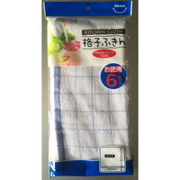中村 中村　格子ふきん６枚 4976187234001 1個(6枚)（直送品）