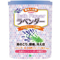 ヘルス 薬用入浴剤 バスフラワーラベンダー 4976552039200 1個(680G)（直送品）