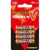 FDK 【電池】FDK アルカリ単4・4個 LR03（4B）TOPV2 4976680157401 1個(4本)（直送品）
