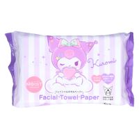 ハヤシ商事 フェイシャルタオルペーパー　クロミ×モイストプレミアム 4977033211610 1個(25枚)（直送品）