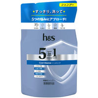 P＆G ｈ＆ｓ　５ｉｎ１　クールクレンズ　シャンプー　つめかえ 4987176243393 1個(290G)（直送品）