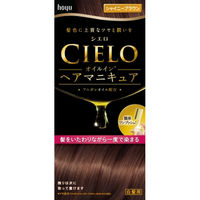 ホーユー シエロ オイルインヘアマニキュア シャイニーブラウン 4987205286506 1個(113G)（直送品）