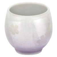 日本香堂 九谷焼銀彩　宇野千代の仏具揃え　淡墨の桜　湯呑 4902125371293 1個（直送品）