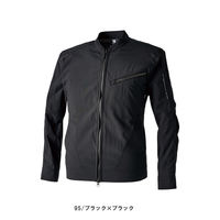 TS DESIGN TS4Dナイロンドッツライダーワークジャケット SS ブラックxブラック 84506 1着（直送品）