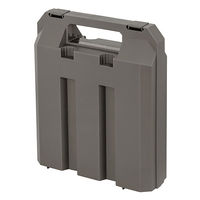 不動技研 カセットボンベ 収納ケース 3本収納 コンロ 鍋 防災 グレー Fー2662 1個