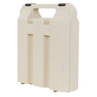 不動技研 カセットボンベ 収納ケース 3本収納 コンロ 鍋 防災 アイボリー Fー2662 1個