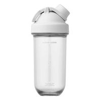 LIV PLUS シェイカーボトル 830ml　プロテイン ジム ラウンド ライトグレー ABF942LGRY 1個