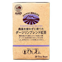 農薬を使わずに育てたダージリンブレンド紅茶ティーバッグ 1箱（20バッグ入）