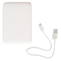 インプリンク 超薄型モバイルバッテリー5000mAhWH IML1C2U5002WH 1個