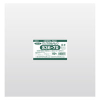 HEIKO ＯＰＰ袋　クリスタルパック Ｓ　36ー70 1袋(50枚入)