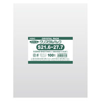 HEIKO ＯＰＰ袋　クリスタルパック Ｓ　21．6ー27．7 1セット(1袋(100枚入)×10)