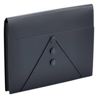 キングジム サクッと整理！ドキュメントファイル（フタ付） ブラック 2290ーBK 1冊