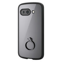 P251 ケース ハイブリッド 衝撃吸収 軽量 リング付 ブラック PM-P251TSLFCRBK エレコム 1個（直送品）