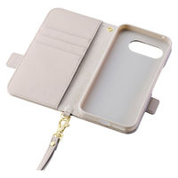 P251 ケース レザー 手帳型 ハンドストラップ付 グレージュ PM-P251PLFY4GB エレコム 1個（直送品）