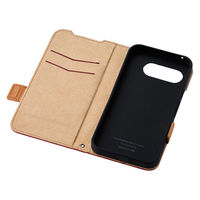 P251 ケース レザー 手帳型 衝撃吸収 レッド PM-P251PLFYRD エレコム 1個（直送品）