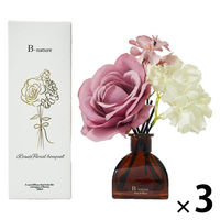 フラワーブーケ リードディフューザー Rose＆Floral bouquet 100mL 1セット（1個×3） 藤栄