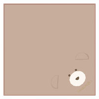 クーリア ランチクロス ほっこりモコモカ 45×45cm