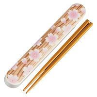 たつみや 箸箱セット スライド箸箱セット 18.0cm 桜木目ピンク 428391 1個（直送品）