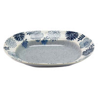 アイトー プレート オーバル 21cm M ガーデン 陶器 灰 449233 1個（直送品）