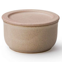 アイトー おひつ フタ付き 一膳用 12cm 陶器 美濃焼 ブラウン 449336 1個（直送品）