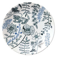 アイトー プレート 23cm L フラワーパターン 磁器 美濃焼