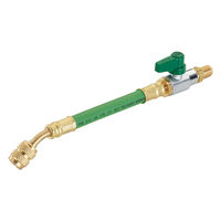 イチネンTASCO バルブ付ホースアダプター(緑) TA131D-1 1個（直送品）