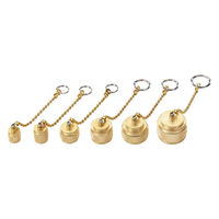 イチネンTASCO チェーン付フレアキャップ TA165AW