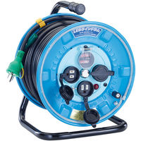 イチネンTASCO コードリール(青) TA649NP-B 1台（直送品）