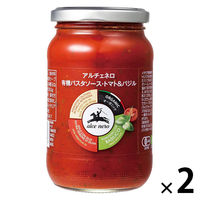 アルチェネロ 有機パスタソース・トマト＆バジル 350g 1セット（1個×2）日仏貿易 イタリア オーガニック