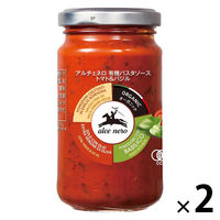 アルチェネロ 有機パスタソース・トマト＆バジル 200g 1セット（1個×2）日仏貿易 イタリア オーガニック