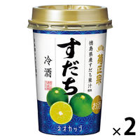【ワゴンセール】【季節限定】菊正宗 すだち冷酒 ネオカップ 180ml 1セット（1本×2） 日本酒ベースリキュール