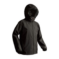 Makku 3レイヤーシェルジャケット ブラック L AS-990 1着（直送品）