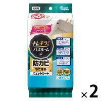 エリエール キレキラ！バスルームクリーナー 徹底キレイ ウェットシート 1セット（1パック（20枚入）×2） 大王製紙