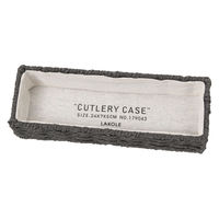 ペーパーカトラリーケース チャコール LAKOLE/ラコレ