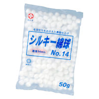 白十字 シルキー綿球　NO.14　50g 16072 1個
