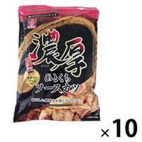 おつまみ 駄菓子 濃厚ひとくちソースカツ　大袋　135g 1セット（1個×10） なるみ物産