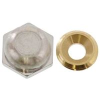 SUNCO ニッケル ECOーBS 鏡止めナット Aー11 (1本入り) N0-01-J80C-0110-0000-05-1P（直送品）