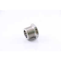 アソー ASOH ステンレス製 変換ブッシング NPT1/4(外)×Rc1/8(内) NB-7421 1個 663-2299（直送品）