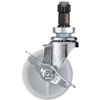 ハンマーキャスター ハンマー パイプ差込SP付ナイロン車 4151EN-N85 1個 336-2067（直送品）