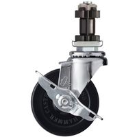 ハンマーキャスター ハンマー パイプ差込SP付ゴム車 4155EN-R85 1個 337-3059（直送品）