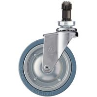 ハンマーキャスター ハンマー パイプ差込プレスタイヤ車 4201EN-PR125 1個 337-3115（直送品）