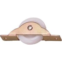 ヨコヅナ Bフラッター戸車ジュラコン(R)車 33mm U FDM-0338 1個 152-3816（直送品）