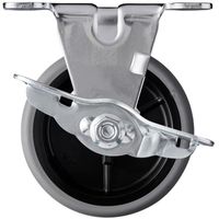 ハンマーキャスター ハンマー Eシリーズ固定式エラストマー車輪(PPホイール)85mm ストッパー付 415ER-L85 1個（直送品）