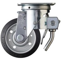 ハンマーキャスター ハンマー 615Sシリーズ 自在SP付 特殊ゴム車輪 100mm 615S-XRZ100 1個 376-6975（直送品）